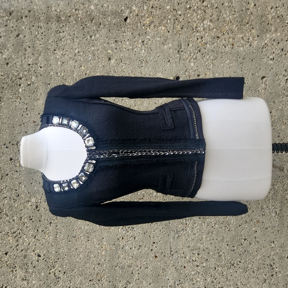 ELIE TAHARI black tweed jacket